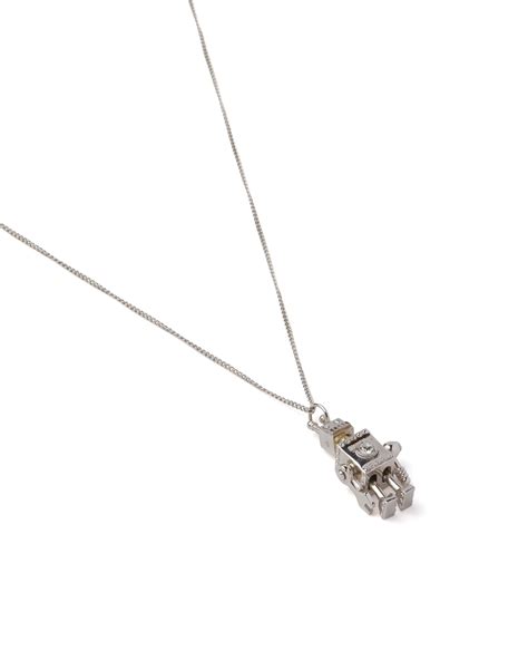 White Gold Prada Fine Jewellery Pendant necklace 